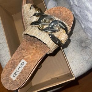 Steven Madden chain Delay Raffia FLOOR SAMPLE